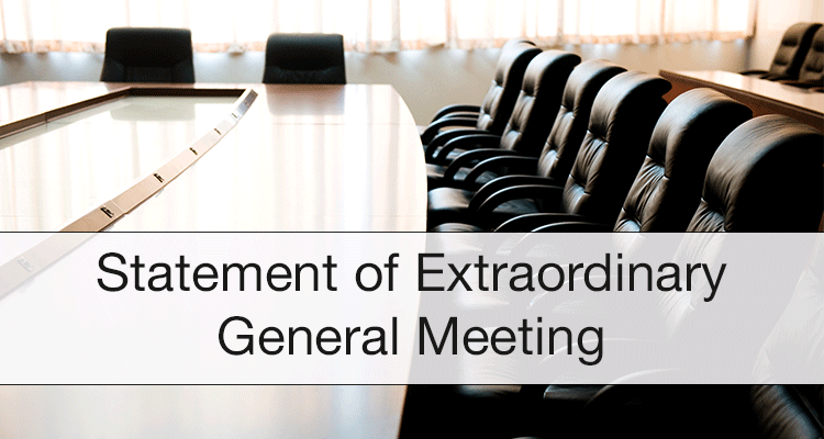 Extraordinary General Meeting